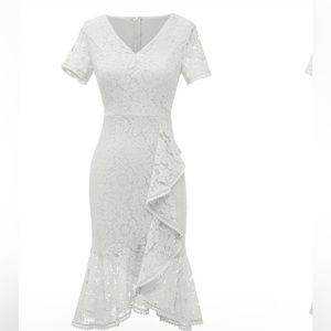 Beautiful lace white dress